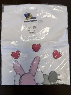 KAWS + WARHOL Tシャツ ホワイト XXL