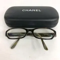 CHANEL カメリア メガネ ブラック - メルカリ