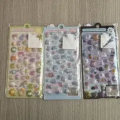かわいい動物シールセット 3セット