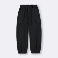 新品　ドライワイドカーゴジョガーパンツ　ブラック　　150