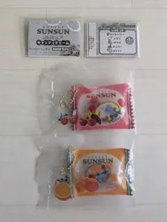 パペットスンスン シャカシャカキャンディチャーム オレンジ・チェリー