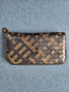 BOTTEGA VENETA イントレチャート 長財布 パイソン柄 希少