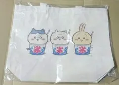 ちいかわ　ちいかわ縁日　お台場　ランチサイズトートバッグ　ハチワレ　うさぎ