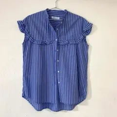 A DAY IN THE LIFE ストライプノースリーブシャツ