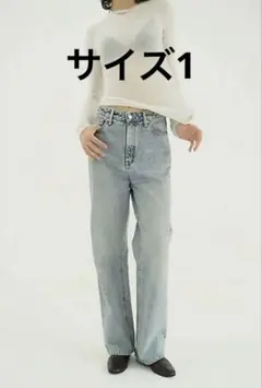 CLANE SECOND DENIM PANTS ICE BLUE サイズ1のサムネイル