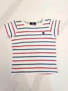 POLO ストライプ Tシャツ　100cm