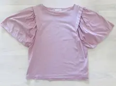 AG フレアスリーブ くすみピンク Tシャツのサムネイル