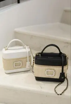 herlipto カゴバッグ　ホワイト 2025年最新】Herlipto レディース かごバッグの人気アイテム