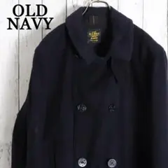 00s OLDNAVY オールドネイビー メルトンウール ピーコート 濃紺
