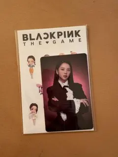 BLACKPINK THE GAME JISOOトレカ&ステッカー