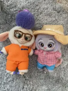 ディズニーMINISO ズートピアジュディ(私服 )ベルウェザー副市長(囚人服)