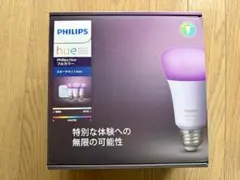 PHILIPS Hue フルカラー スターターセットA60+シングルランプA60