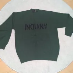 LAKOLE グリーン ニットセーター Lサイズ