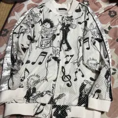 ミルクボーイ　MILKBOY メッシュ　スカジャン風　ジャケット　総柄