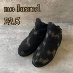 no brand(23.5)ブーツ/黒/ショートブーツ/厚底/カジュアルのサムネイル
