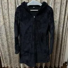 【極美品】ユニクロ フリース ロングコート MサイズUNIQLO もこもこ