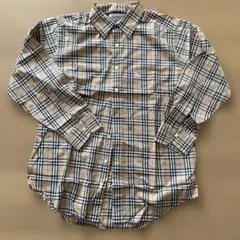 Burberry チェック柄 長袖シャツ 100%コットン　表記L (XL)相当