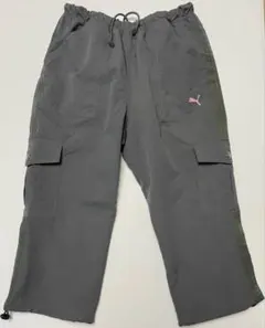 PUMA　プーマ　トレーニングパンツ　グレー　レディース　七分丈　S