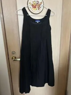 黒のノースリーブワンピース　バーバリーブラックレーベル