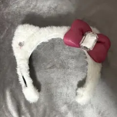 USJ ユニバ ハローキティ ビジューリボンカチューシャ