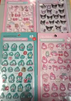 ボンボンドロップシール 4セット