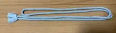 帯締め 水色 編み込み 和装小物