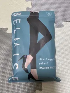 BELMISE スリムレギンス マリンネイビー LL