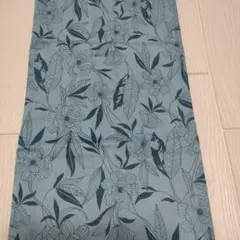 花柄綿生地 青色系（110×200）