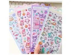 【人気】キャラクターシール 4枚セット　ボンボンドロップシール