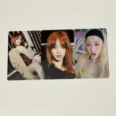 ルセラフィム ユンジン DIFFERENT フォトカード トレカ 3枚