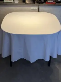 ホワイトテーブルクロス円形