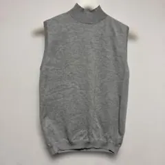 SHEIN グレー ハイネック ノースリーブニット Sサイズ　伸縮性あり