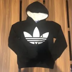 【海外限定】 アディダスオリジナルス パーカー ビッグロゴ 希少 プルオーバー