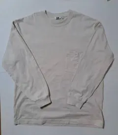 UNIQLO U 長袖シャツ XL クリーム色