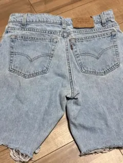 限界価格【90s USA製】リーバイス 550 カットオフショーツ W33