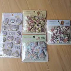 正規品　リラックマ シールビッツ キラッとぷくぷくエアーシール 　シャカシャカ