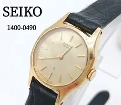 美品 SEIKO クレドール K14金無垢 レディース腕時計 箱付き セイコー