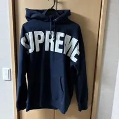 SUPREME ネイビー フード付きパーカー