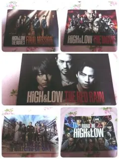 映画 HiGH&LOW THE MOVIE パンフレット 5種セット ハイロー