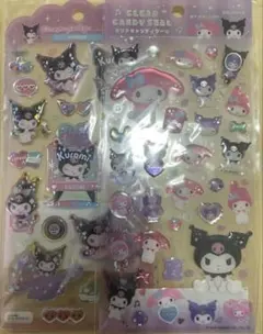 クリアキャンディシール.クロミ.マイメロ.ドロップジュエリー