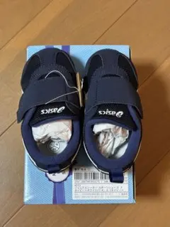 asics ネイビー ベビーシューズ