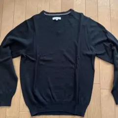 ORIHICAオリヒカＶネックニットS黒