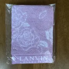 LANVIN バラ模様 タオルハンカチ