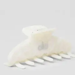 [入手困難] 新品　alo ヘアクリップ　ホワイト