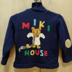 MIKI HOUSE ネイビー アウター 120
