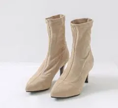 スエード調ショートブーツ・p161324