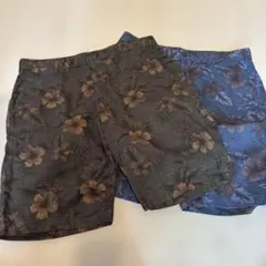 ユニクロ　花柄パンツ　2点セットですのサムネイル