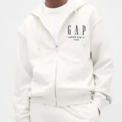 フレンチテリー GAPロゴジップアップパーカー カー XLサイズ