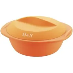 D&S シリコンキャセロールスチーマー オレンジ 新品未使用品のサムネイル