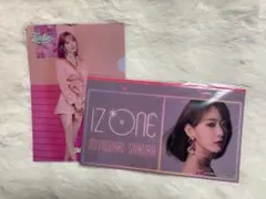 IZ*ONE 宮脇咲良　ネームプレート　クリアファイル